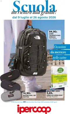 Anteprima dell'opuscolo Ipercoop volantino Scuola Torino dal negozio Ipercoop valido da 09/07/2026