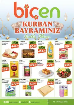 Biçen Market Biçen Market Katalog 15.05.2026 - Broşürünün önizlemesi