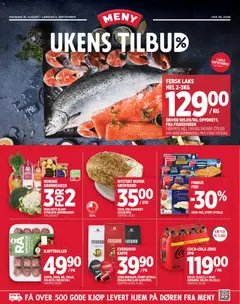 Forhåndsvis Meny kundeavis fra butikk Meny gyldig fra 31/08/2026