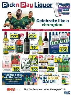 Preview of Pick n Pay flyer valid from 25/08/2026