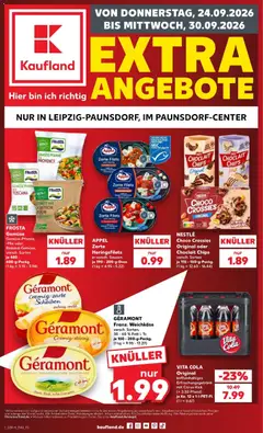 Vorschau von dem Prospekt des Geschäftes Kaufland, gültig ab dem 24.09.2026