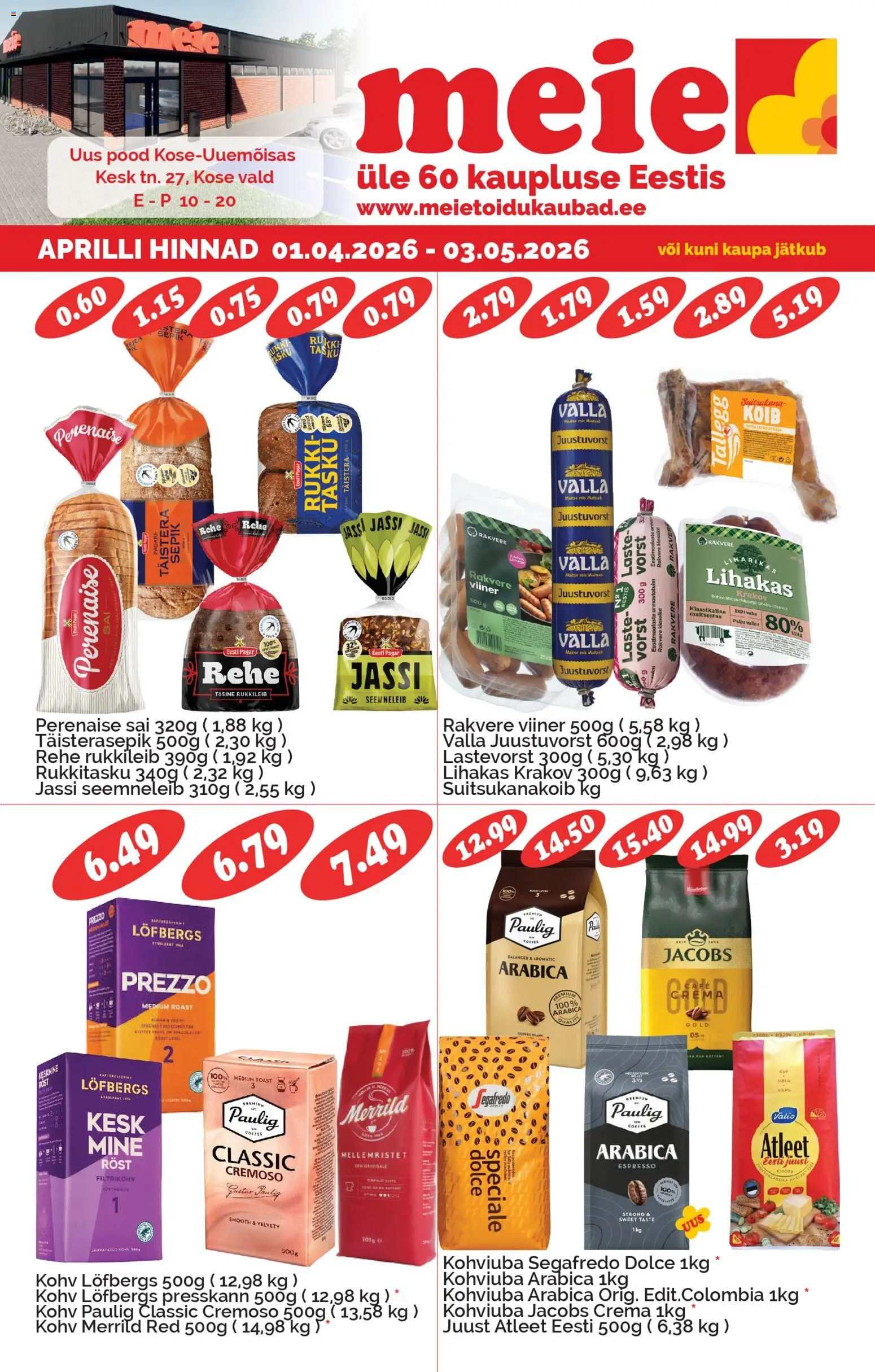 Meie kliendilehe eelvaade alates 01.04.2026