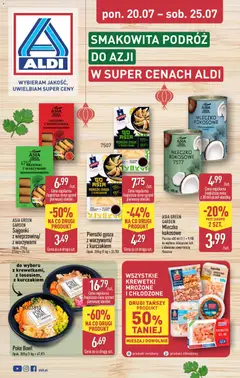 Pogląd gazetki "Aldi gazetka - Smakowita podróż do Azji" ze sklepu Aldi ważnej od 20.07.2026