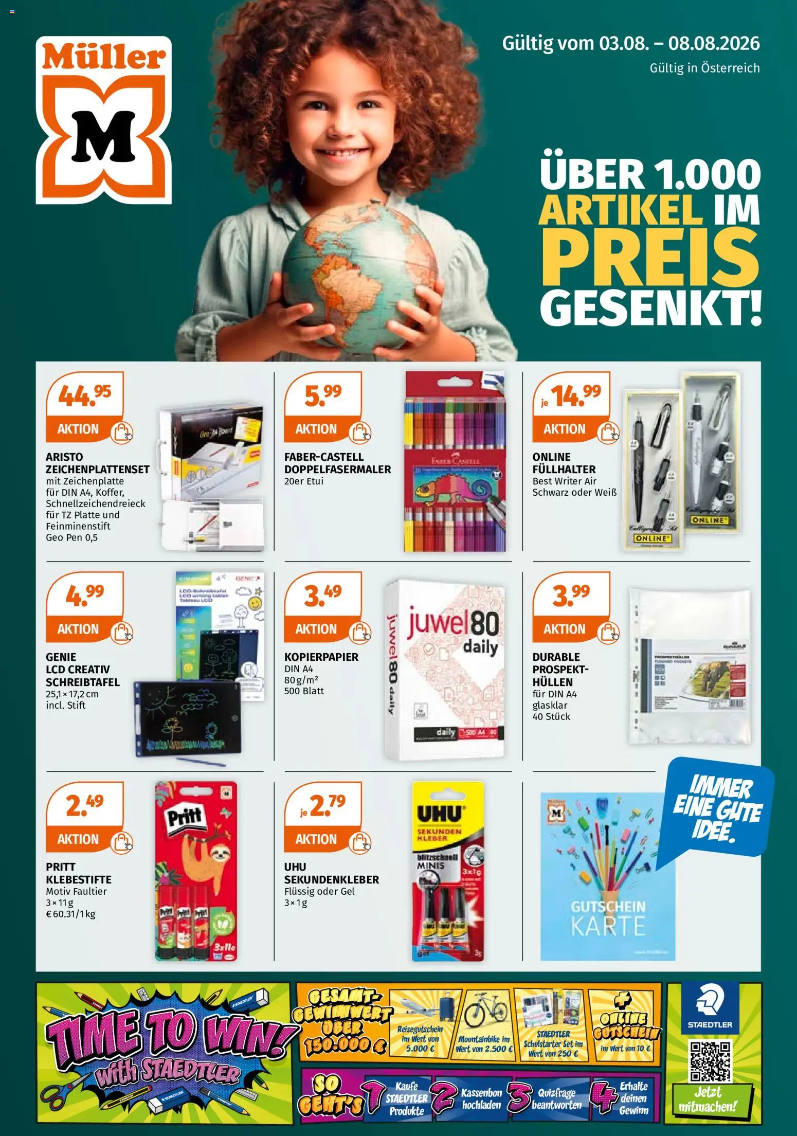 Vorschau der Angebote: Müller Müller Für den perfekten Schulstart gültig ab 03.08.2026
