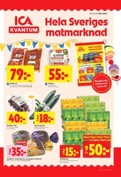 Förhandsgranska reklamblad ICA Kvantum erbjudanden från butik ICA Kvantum gäller från 08/06/2026