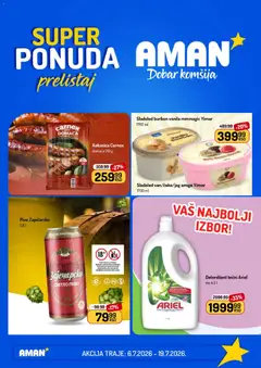 Pregled Aman kataloga - važi od 06.07.2026
