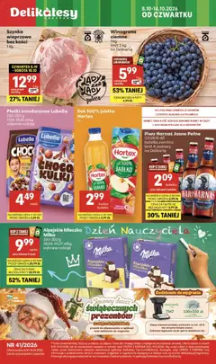 Pogląd gazetki "Delikatesy Centrum gazetka" ze sklepu Delikatesy Centrum ważnej od 08.10.2026