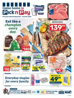 Preview of Pick n Pay flyer valid from 28/09/2026