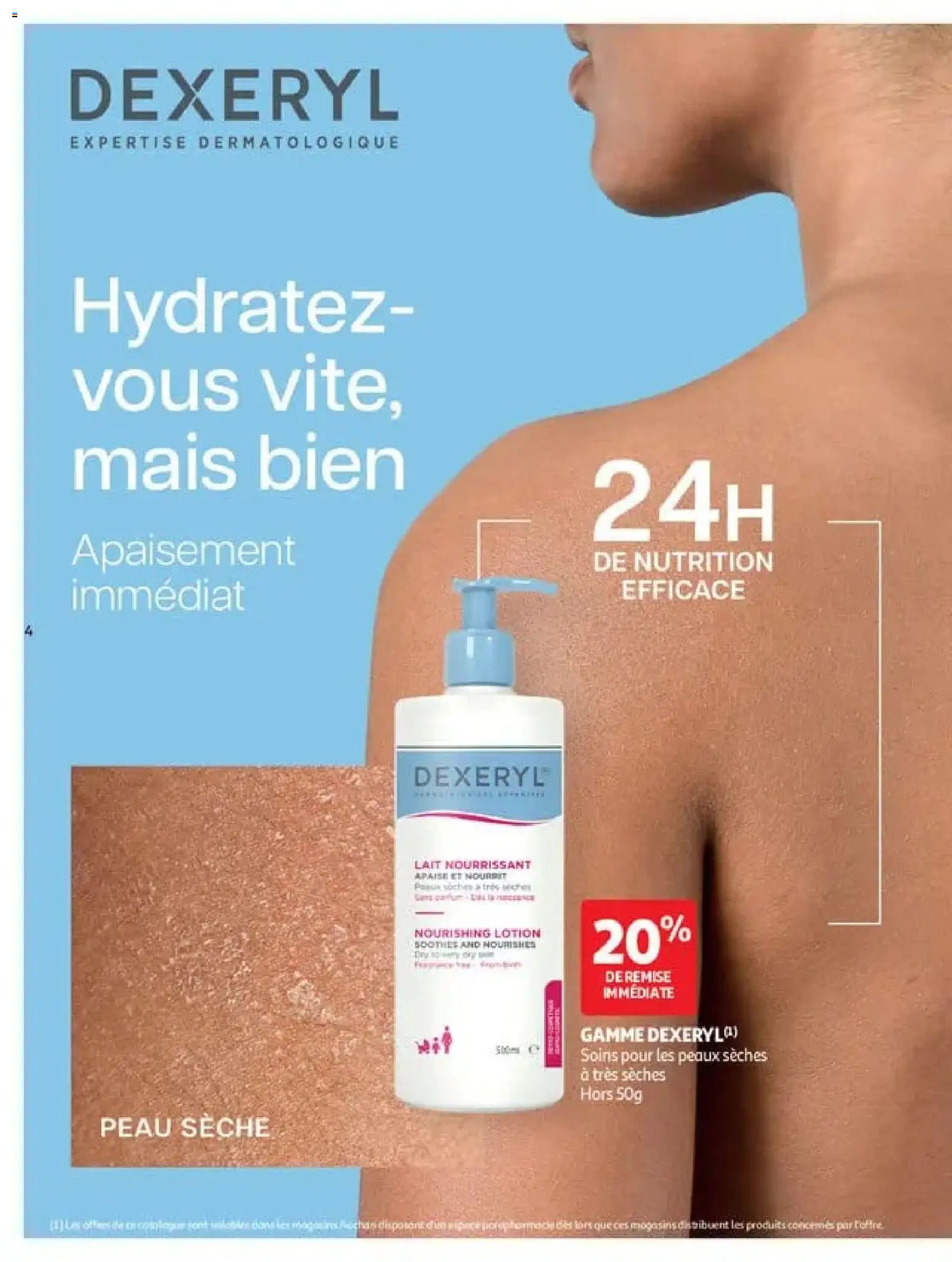 Prévisualisation de Auchan Parapharmacie, beauté du magasin Auchan formulaire valide 27/10/2026 - Parfum, Mais, Lait
