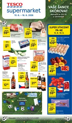 Náhled nabídky: Tesco Tesco leták - Supermarket platný od 10.06.2026