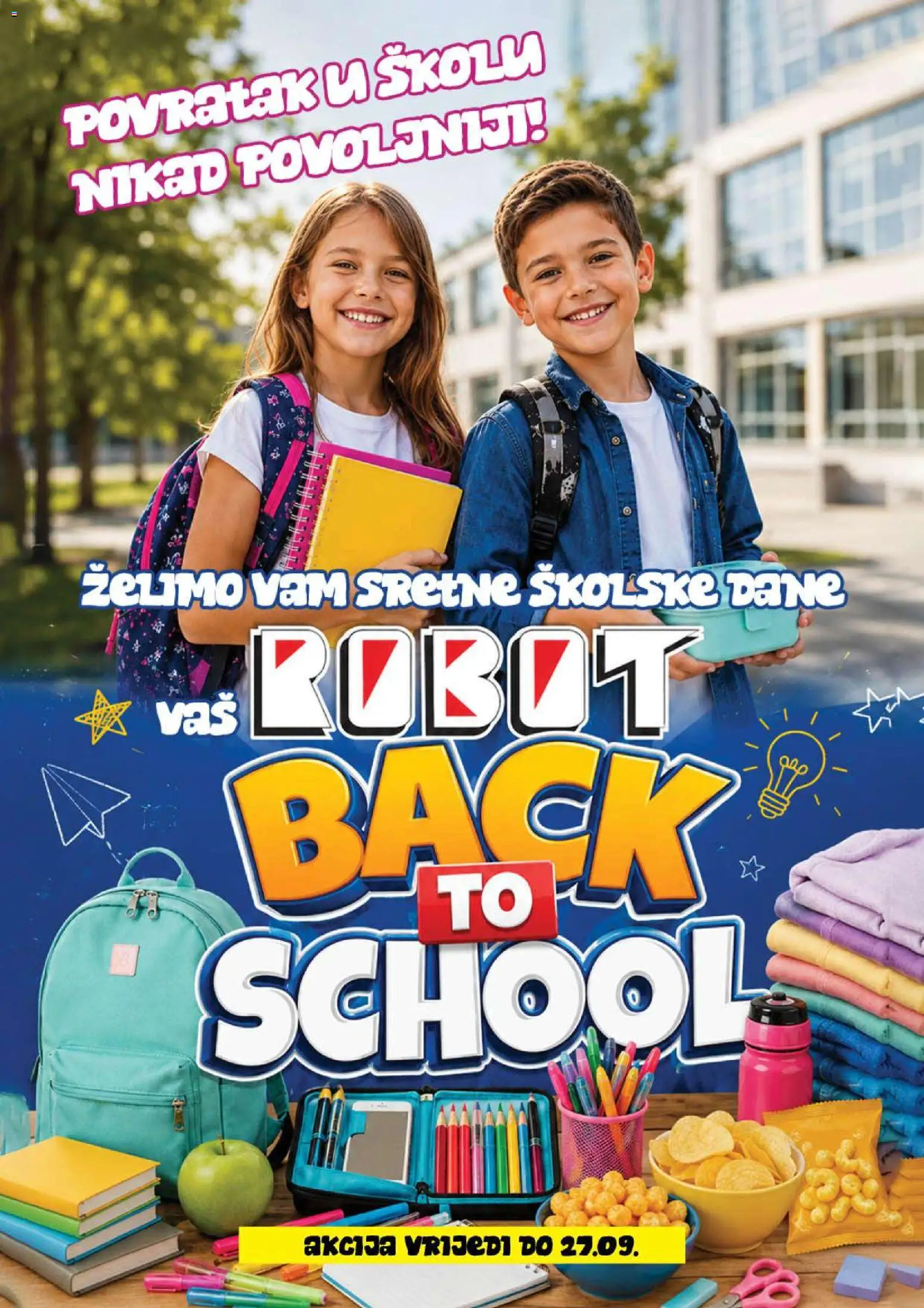 Pregled letka Robot Back to school trgovine Robot vrijedi od 19.08.2026