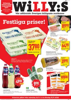 Förhandsgranska reklamblad Willys erbjudanden från butik Willys gäller från 25/05/2026