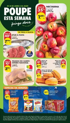 Pré-visualização do folheto da loja Pingo Doce válida a partir de 30/06/2026