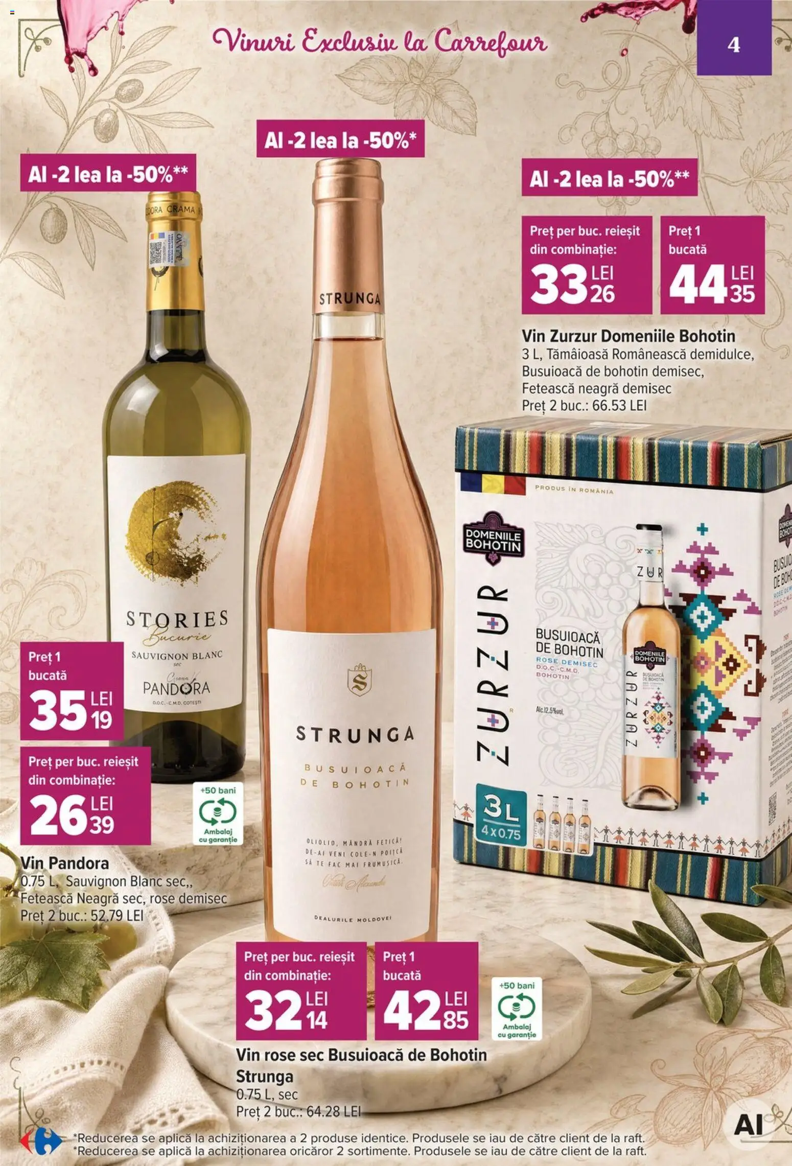 Previzualizarea de cataloage: Carrefour Carrefour Catalog Vinuri valabil de la 07.10.2026 - Vin, Vin rose, Aplică, Sauvignon