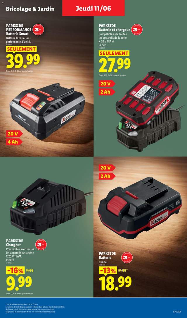 Nouveau catalogue Lidl à partir du 11/06