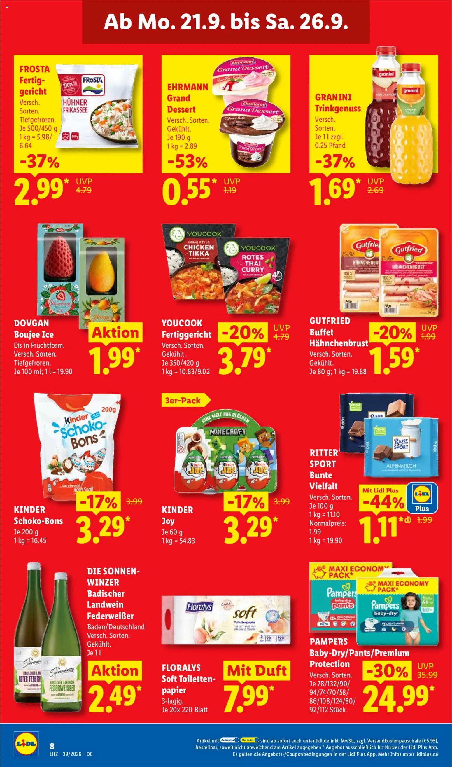Vorschau von dem Prospekt des Geschäftes Lidl, gültig ab dem 21.09.2026 - Massagegerät, Heizkissen