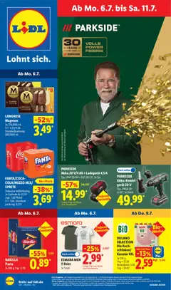 Vorschau von dem Prospekt des Geschäftes Lidl, gültig ab dem 06.07.2026