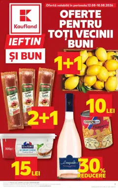 Previzualizarea de cataloage: Kaufland Kaufland Ploiești valabil de la 12.08.2026