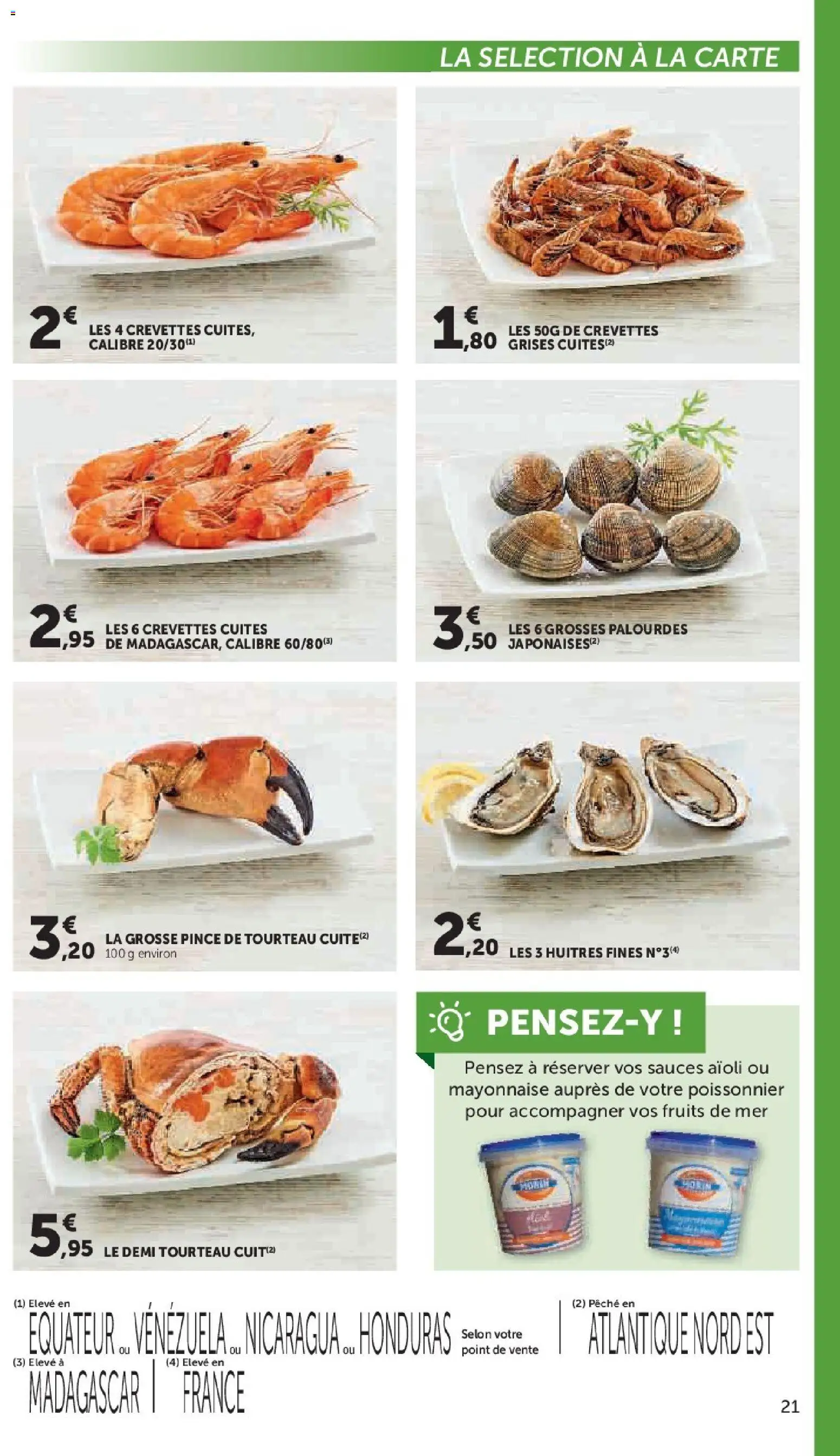 Prévisualisation de Super U - La carte Printemps Été du magasin Super U formulaire valide 03/03/2026 - Fruits, Huîtres, Pêche, Fruits de mer, Mayonnaise, Sauces, Pince, Crevettes