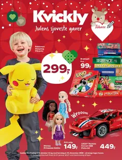 Eksempel på tilbudsavis Kvickly - Legetøjskatalog fra butik Kvickly gyldig fra 09/10/2026