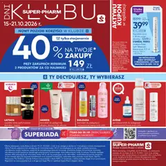 Pogląd gazetki "Super-pharm gazetka" ze sklepu Super-pharm ważnej od 15.10.2026