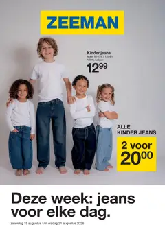 Voorbeeld van Zeeman folder van winkel Zeeman geldig vanaf 15-08-2026