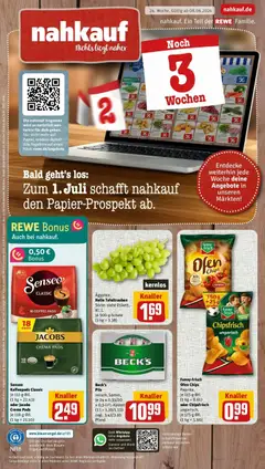 Vorschau von dem Prospekt des Geschäftes Rewe, gültig ab dem 08.06.2026