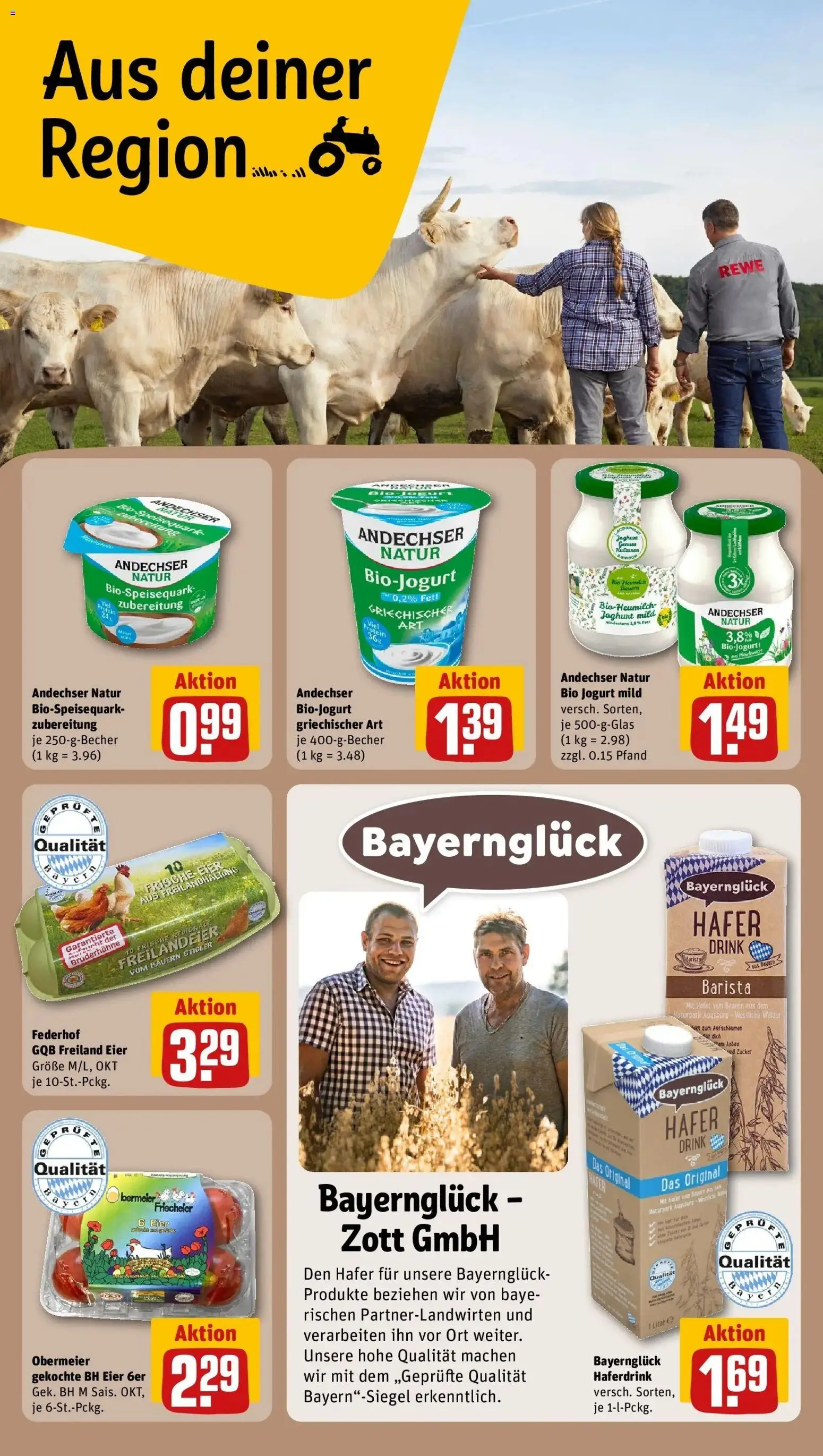 Vorschau von dem Prospekt des Geschäftes Rewe, gültig ab dem 26.10.2026