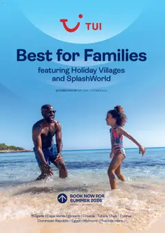 Preview of TUI Best for Families valid from 01/05/2025