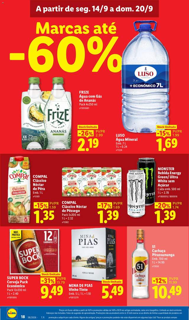 Novo folheto Lidl a partir de 14/09