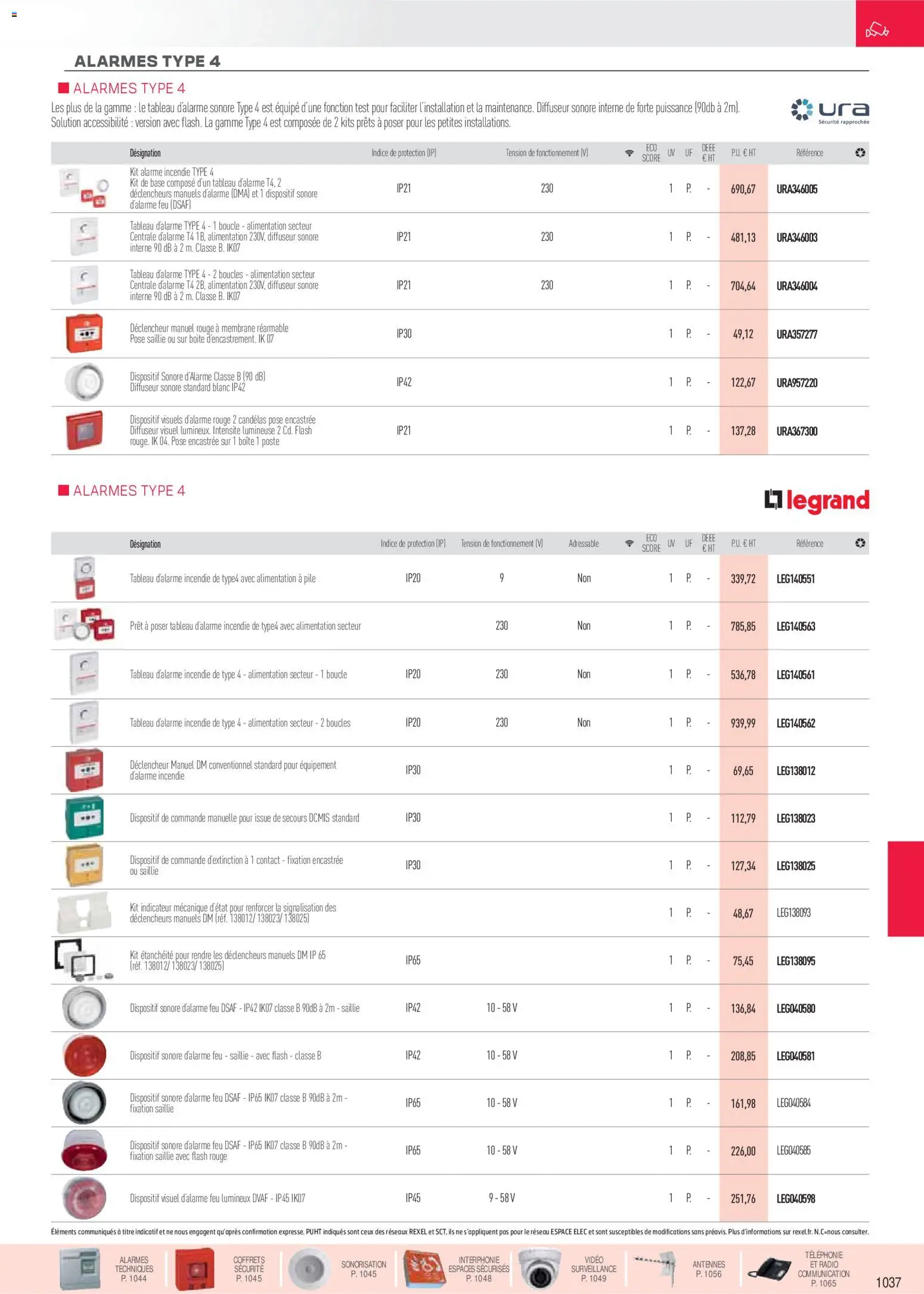 Prévisualisation de Brochure sécurité, communication du magasin Rexel formulaire valide 18/11/2025 - Vidéo, Radio, Alimentation, Tableau, Diffuseur, Base