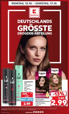 Náhled nabídky: Kaufland Německo Kaufland Německo leták - Drogerie platný od 12.10.2026