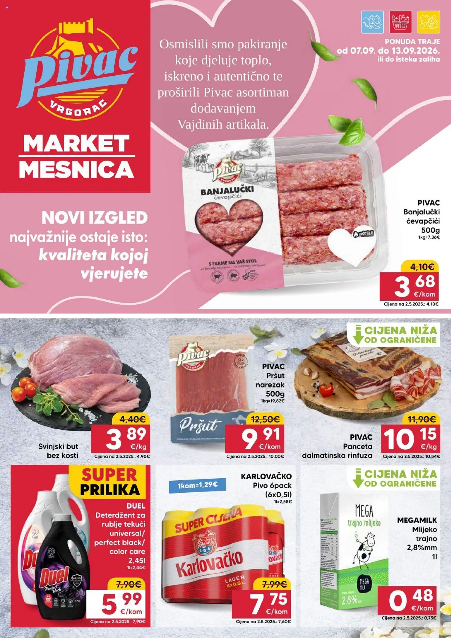 Pregled letka Pivac Ponuda trgovine Pivac vrijedi od 07.09.2026