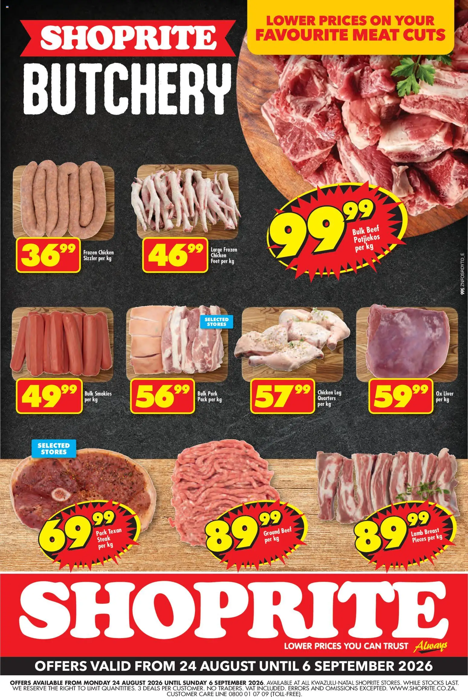 Preview of Shoprite flyer valid from 24/08/2026