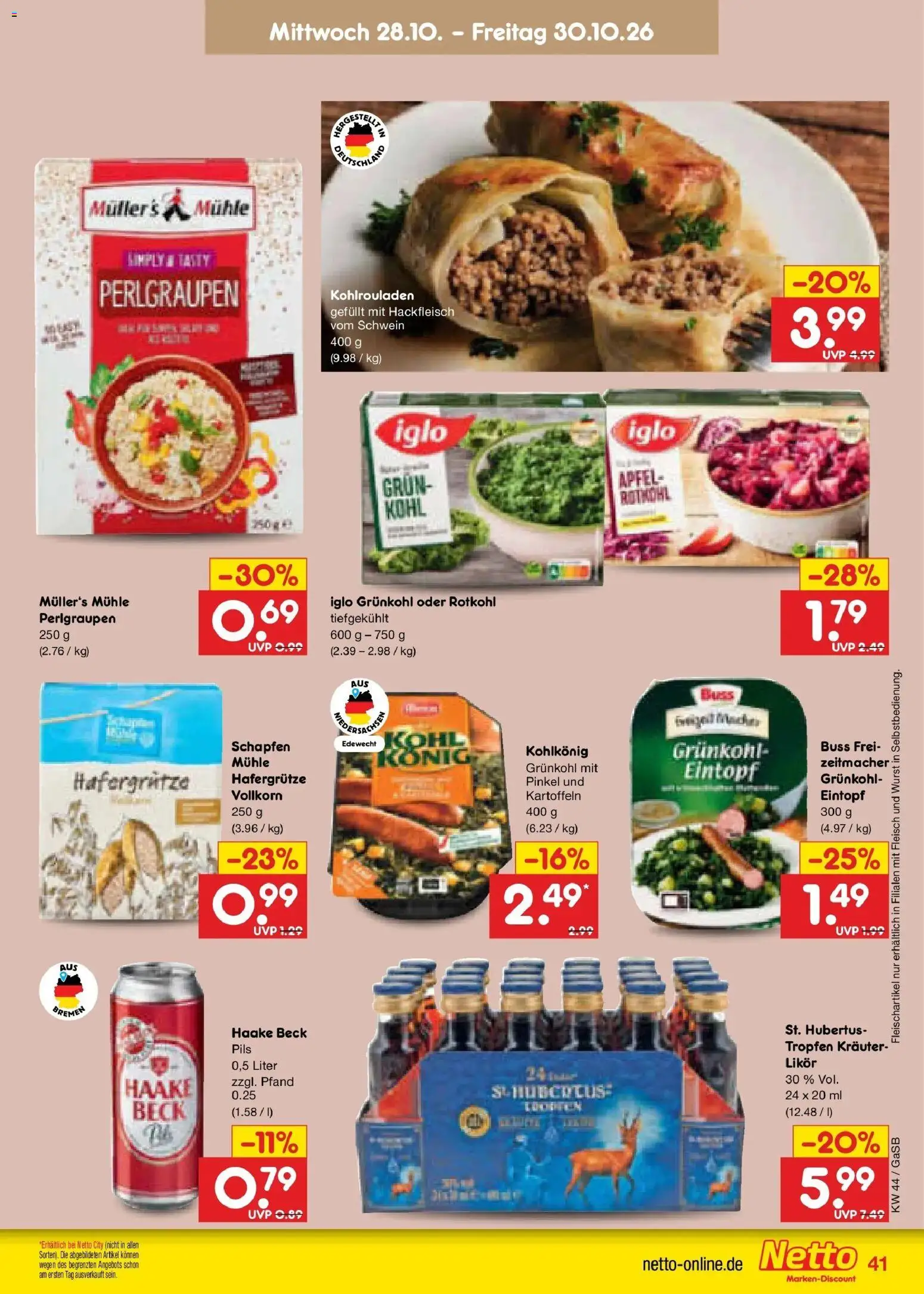 Vorschau von dem Prospekt des Geschäftes Netto Marken-Discount, gültig ab dem 26.10.2026