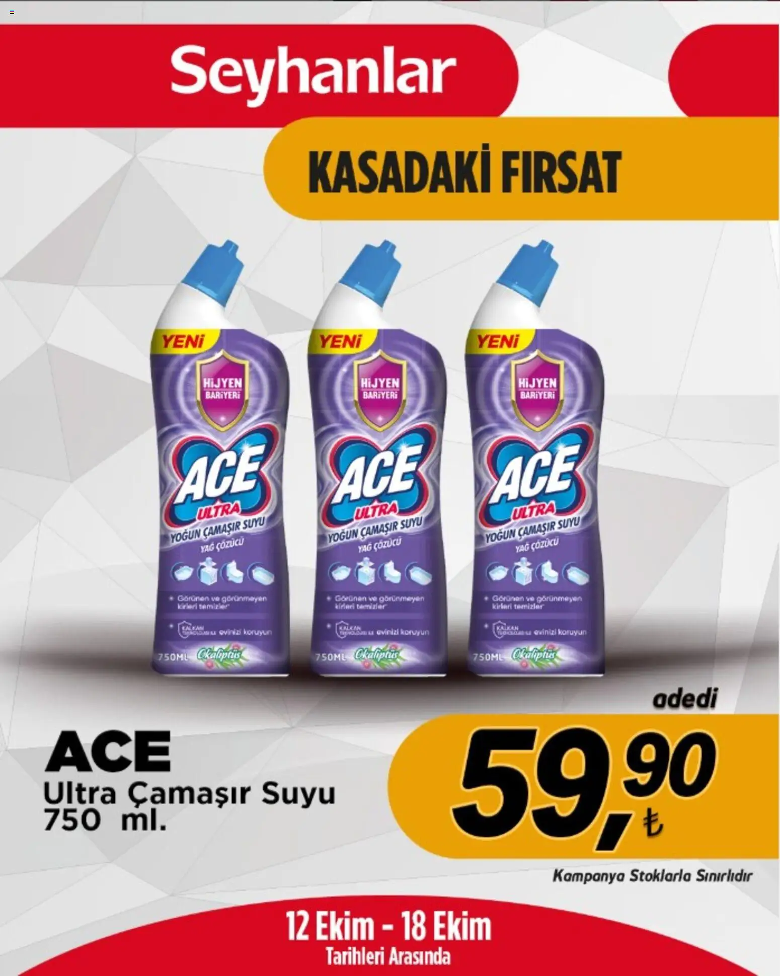 Seyhanlar Market Seyhanlar Market Katalog 12.10.2026 - Broşürünün önizlemesi
