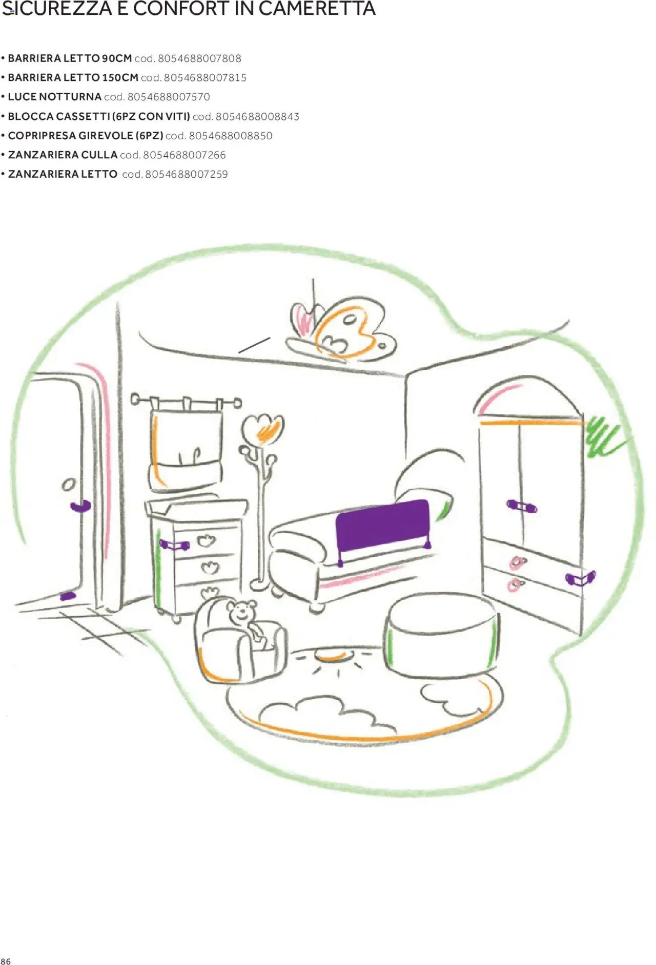Anteprima dell'opuscolo Catalogo Camarette e Lettini dal negozio Prenatal valido da 01/01/2025 - Zanzariera, Letto, Culla