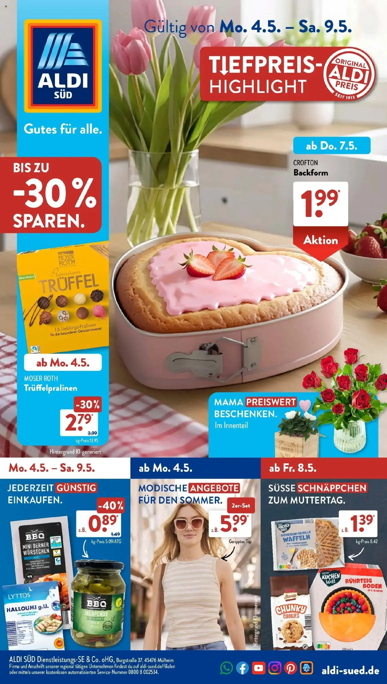 Vorschau von dem Prospekt des Geschäftes Aldi Süd, gültig ab dem 03.05.2026