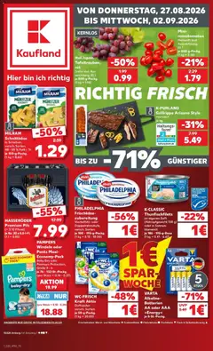 Vorschau von dem Prospekt des Geschäftes Kaufland, gültig ab dem 27.08.2026