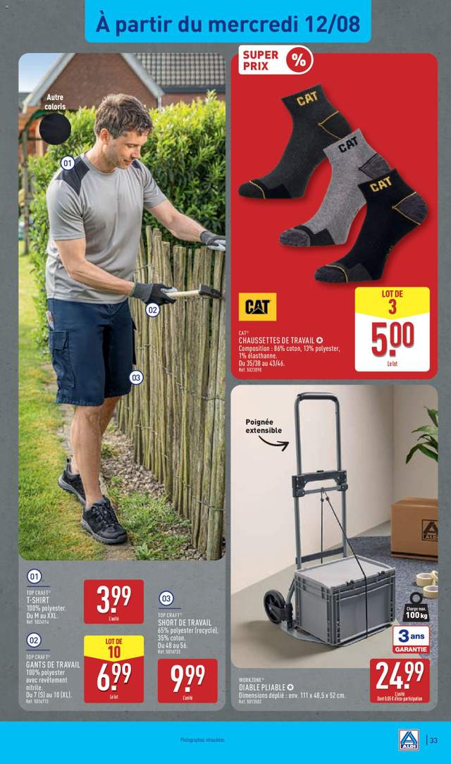 Nouveau catalogue Aldi à partir du 11/08
