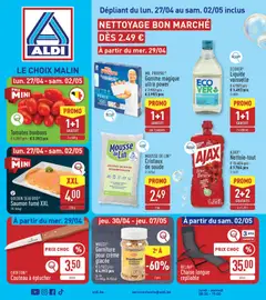 Prévisualisation de Aldi Folder de la semaine 18 du magasin Aldi formulaire valide 27/04/2026