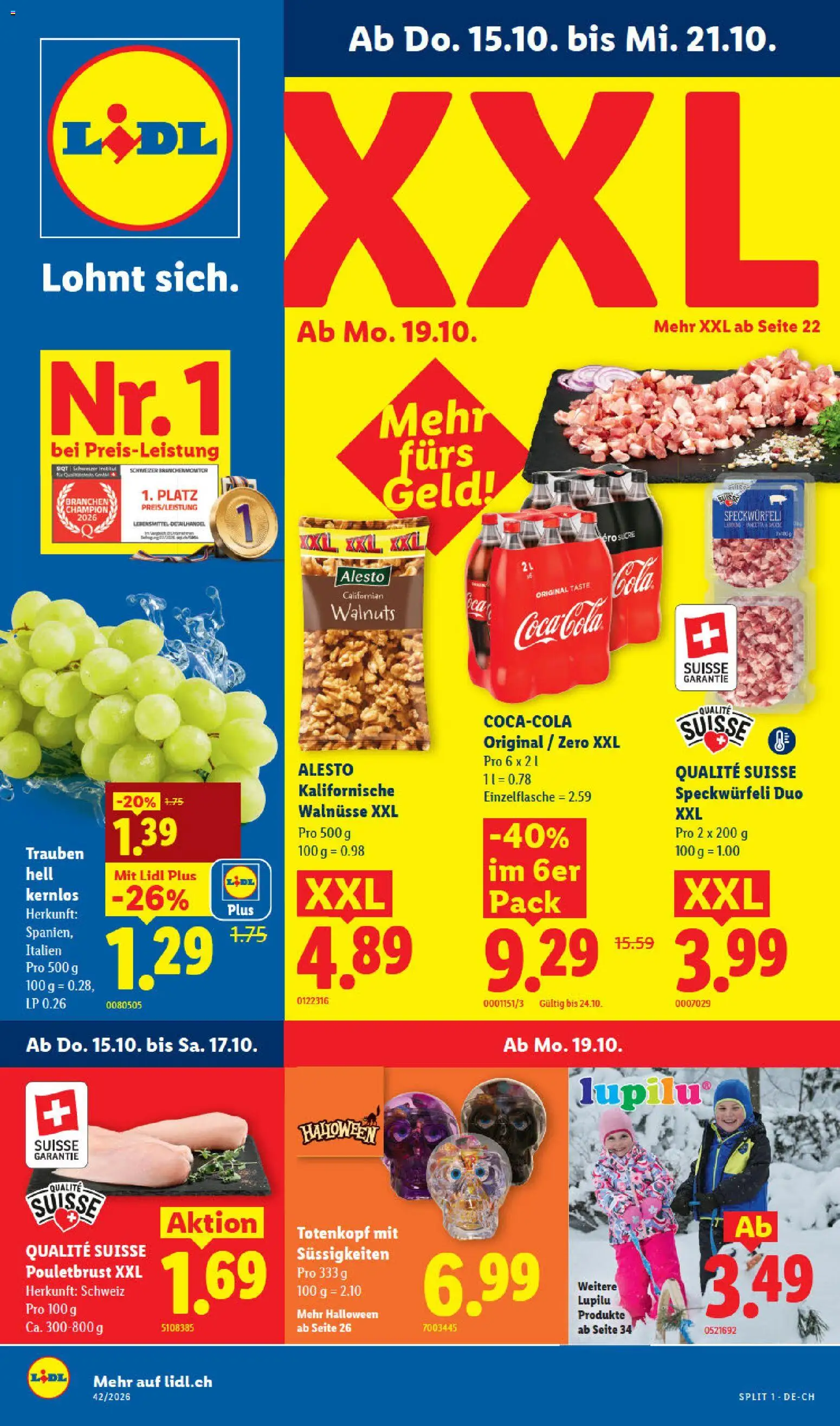 Vorschau des Merkblatts Lidl aktionen vom Shop Lidl gültig von 15.10.2026 bis 21.10.2026