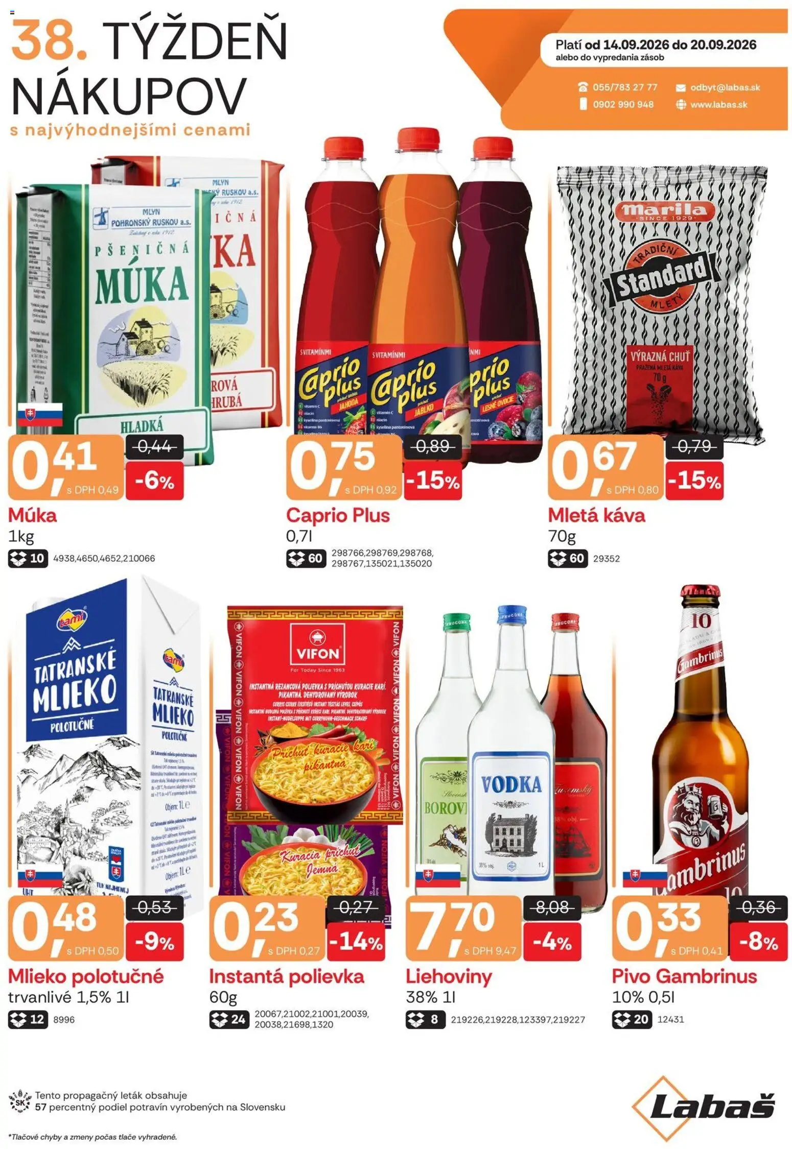 Náhľad Labaš letáku platného od 14.09.2026