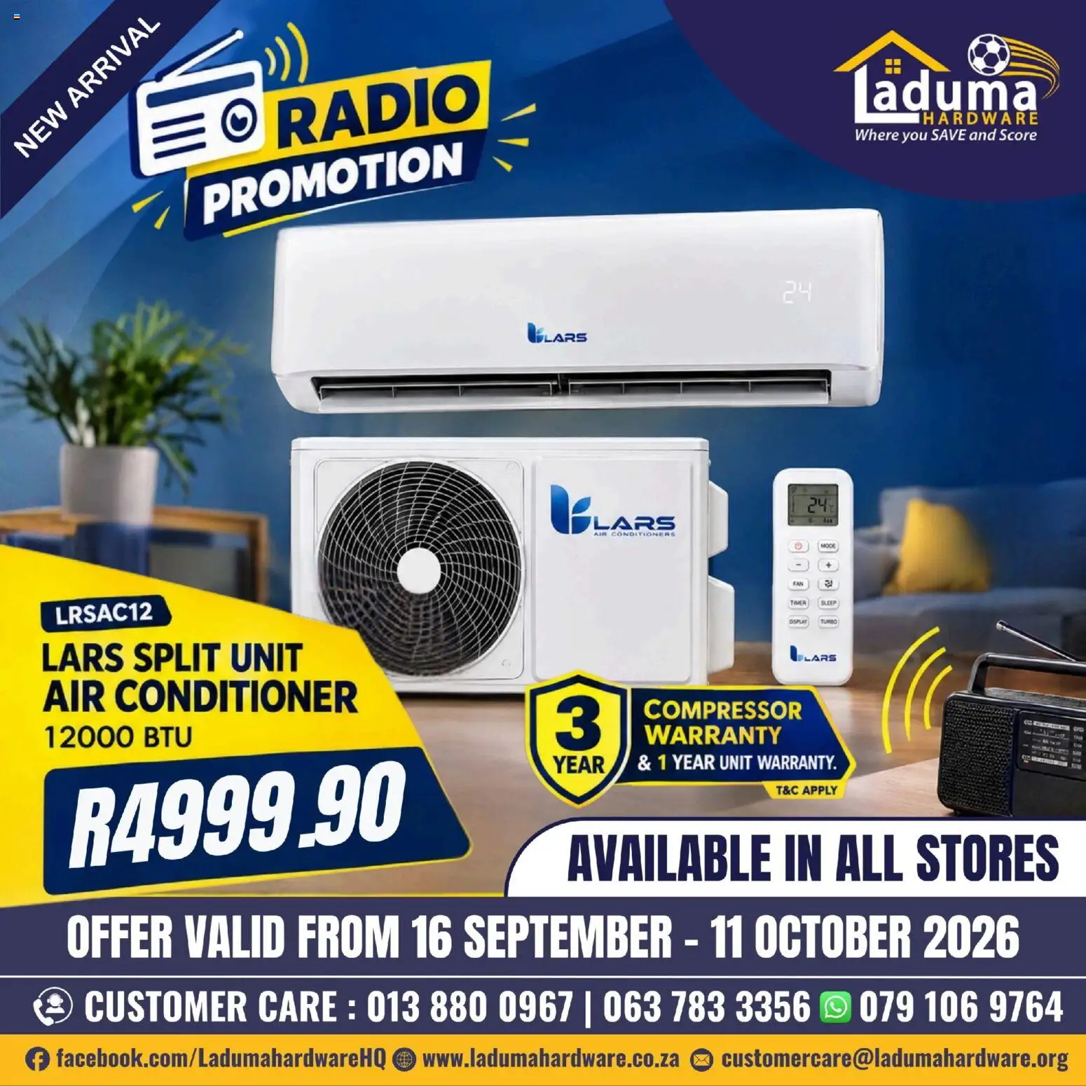 Preview of Laduma Hardware flyer valid from 16/09/2026