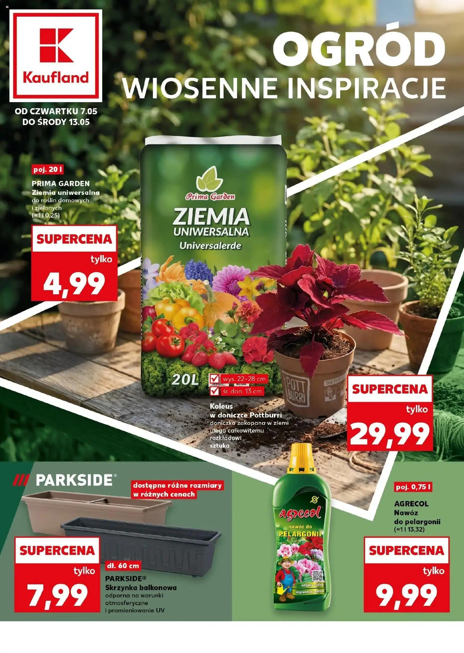 Pogląd gazetki "Kaufland gazetka - Ogród" ze sklepu Kaufland ważnej od 07.05.2026