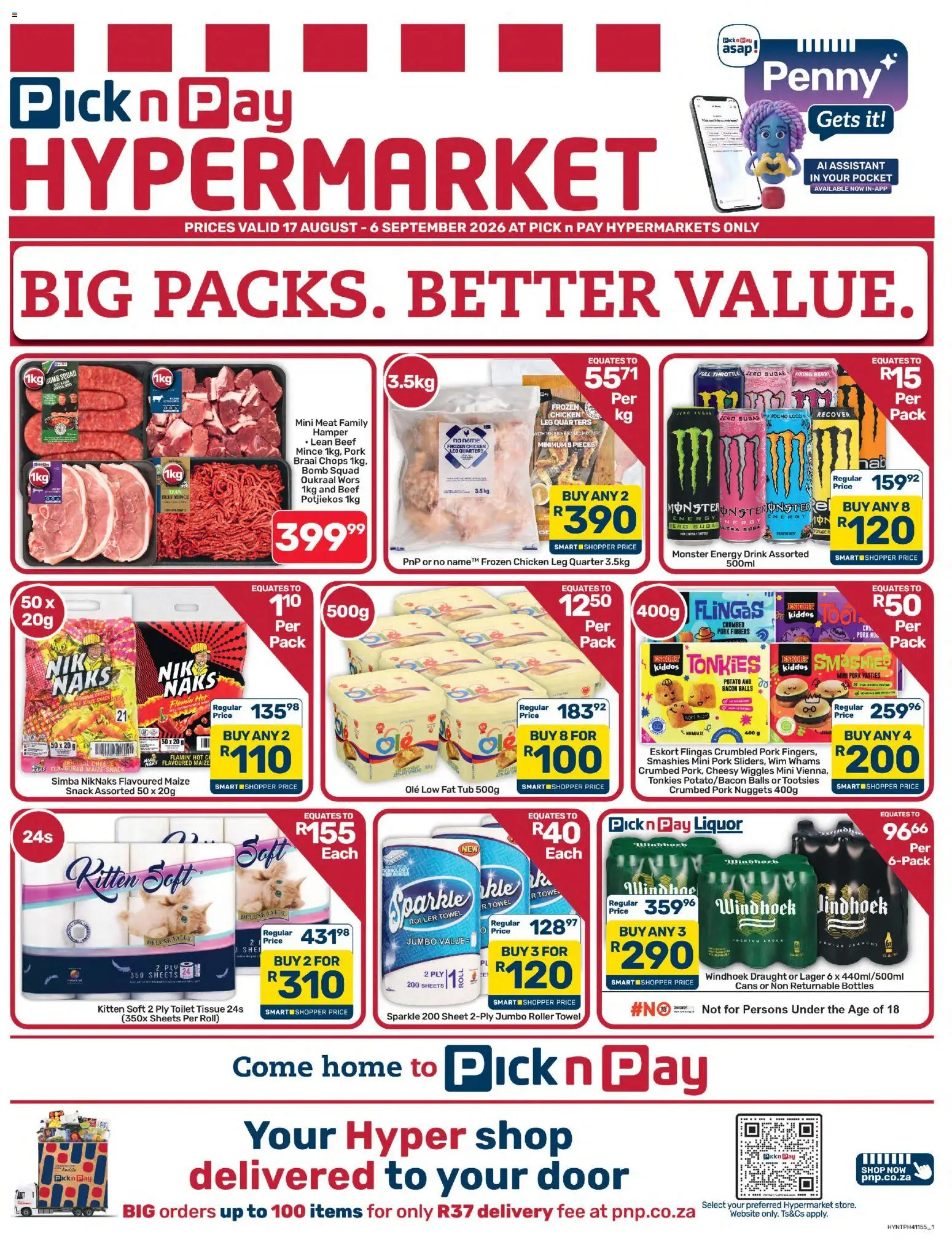 Preview of Pick n Pay flyer valid from 17/08/2026
