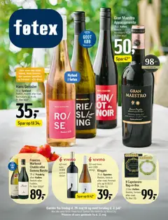 Eksempel på tilbudsavis Føtex - Sommerens bedste flasker fra butik Føtex gyldig fra 29/05/2026