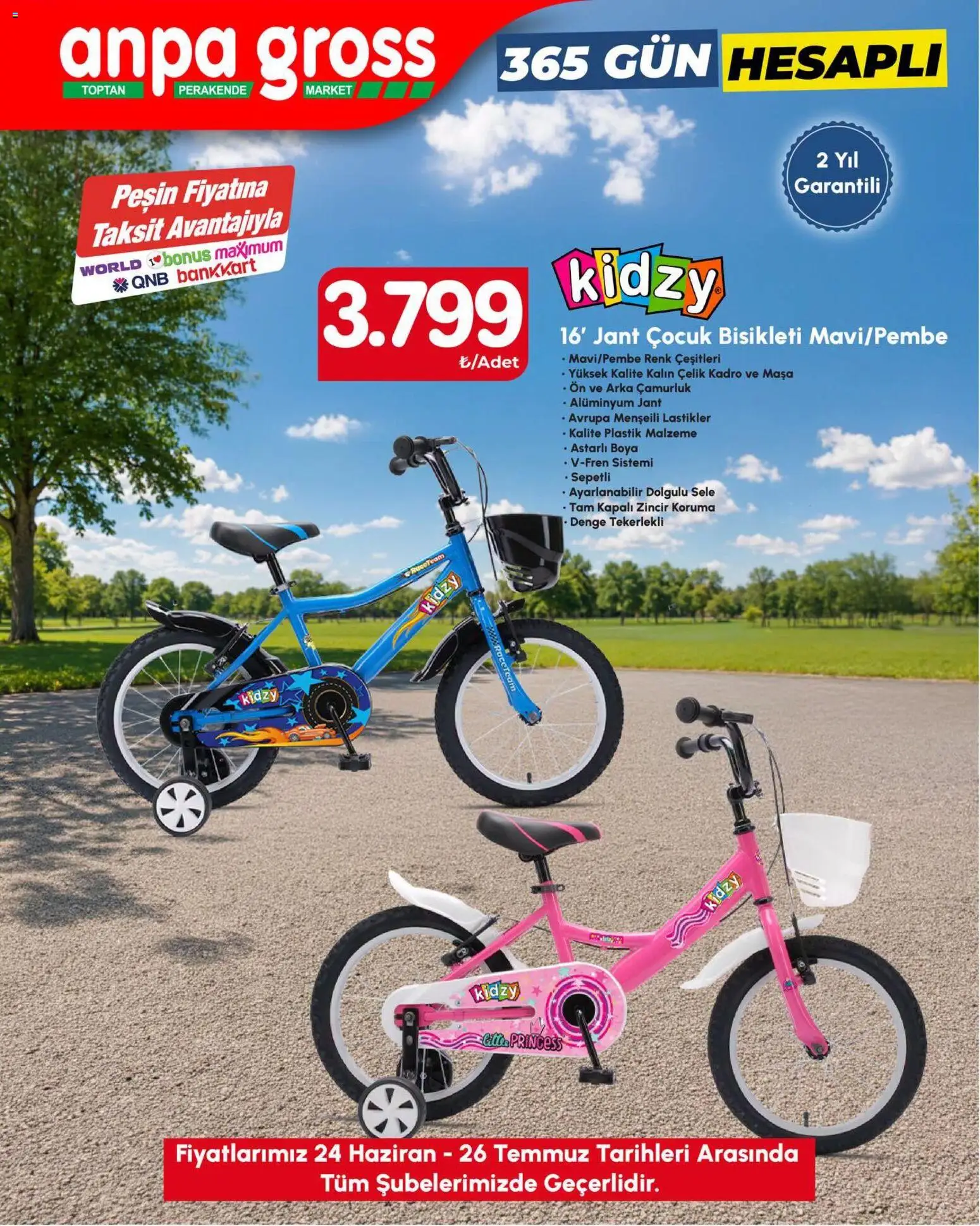 Anpa Gross Anpa Gross İndirim Kidzy 24.06.2026 - Broşürünün önizlemesi