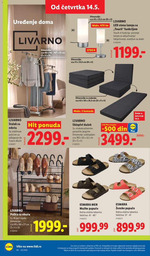 Novi Lidl katalog od 14.05.