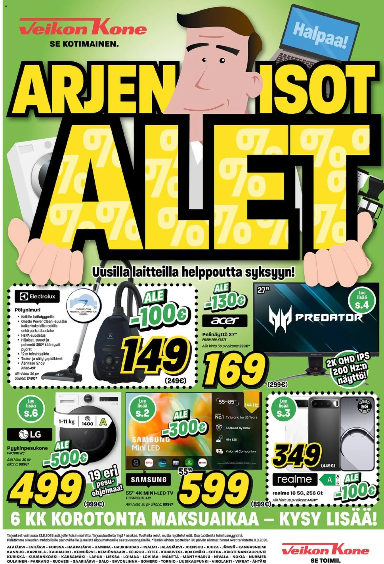 Kaupan Veikon Kone Verkkolehti - Veikon Kone esikatselu, voimassa 10/08/2026